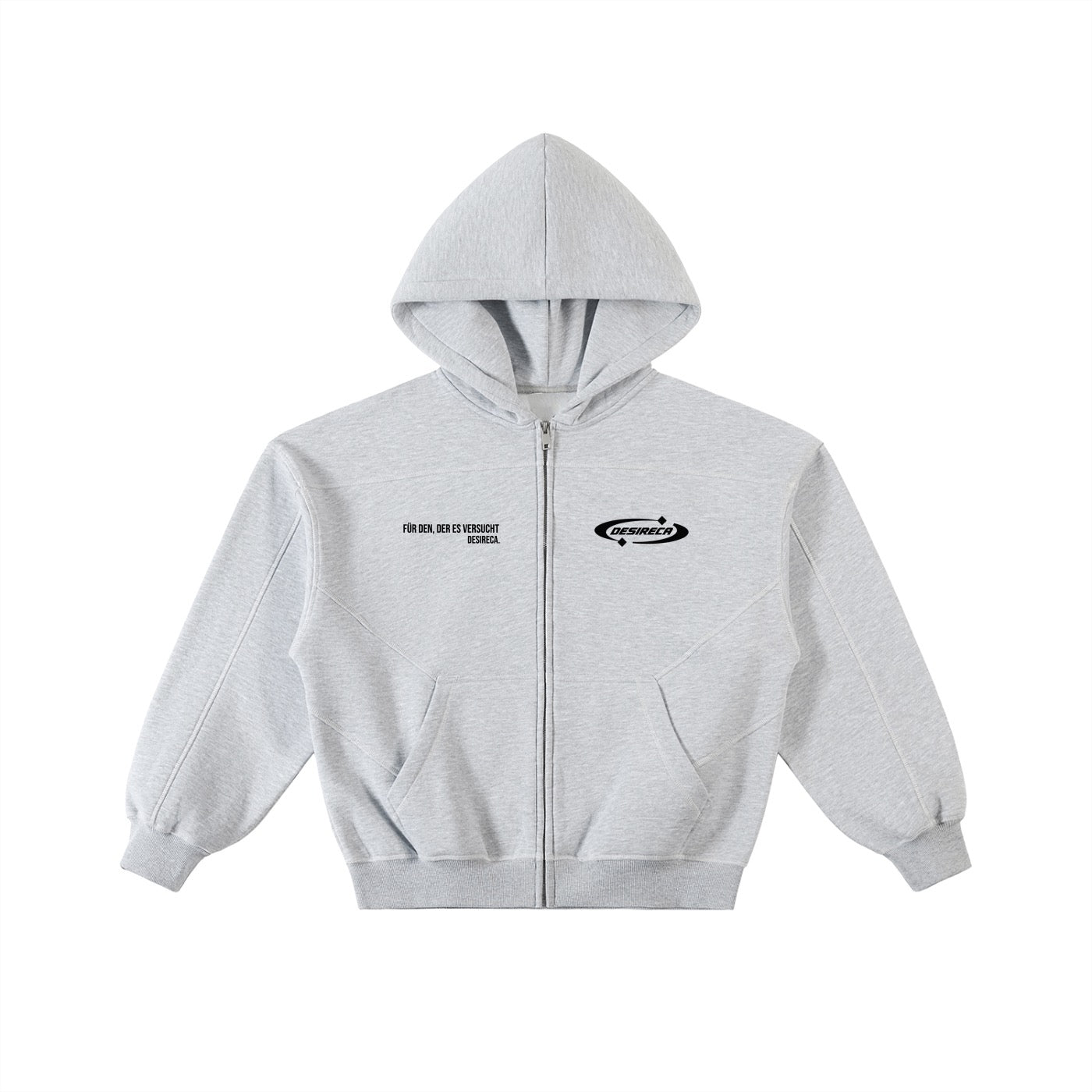 DESIRE BOXY ZIP UP HOODIE