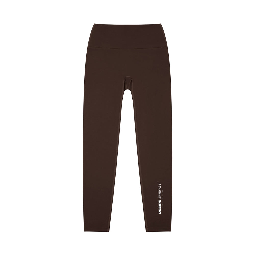 DESIRE ENERGY HIGH WAISTED LEGGINGS BRWN