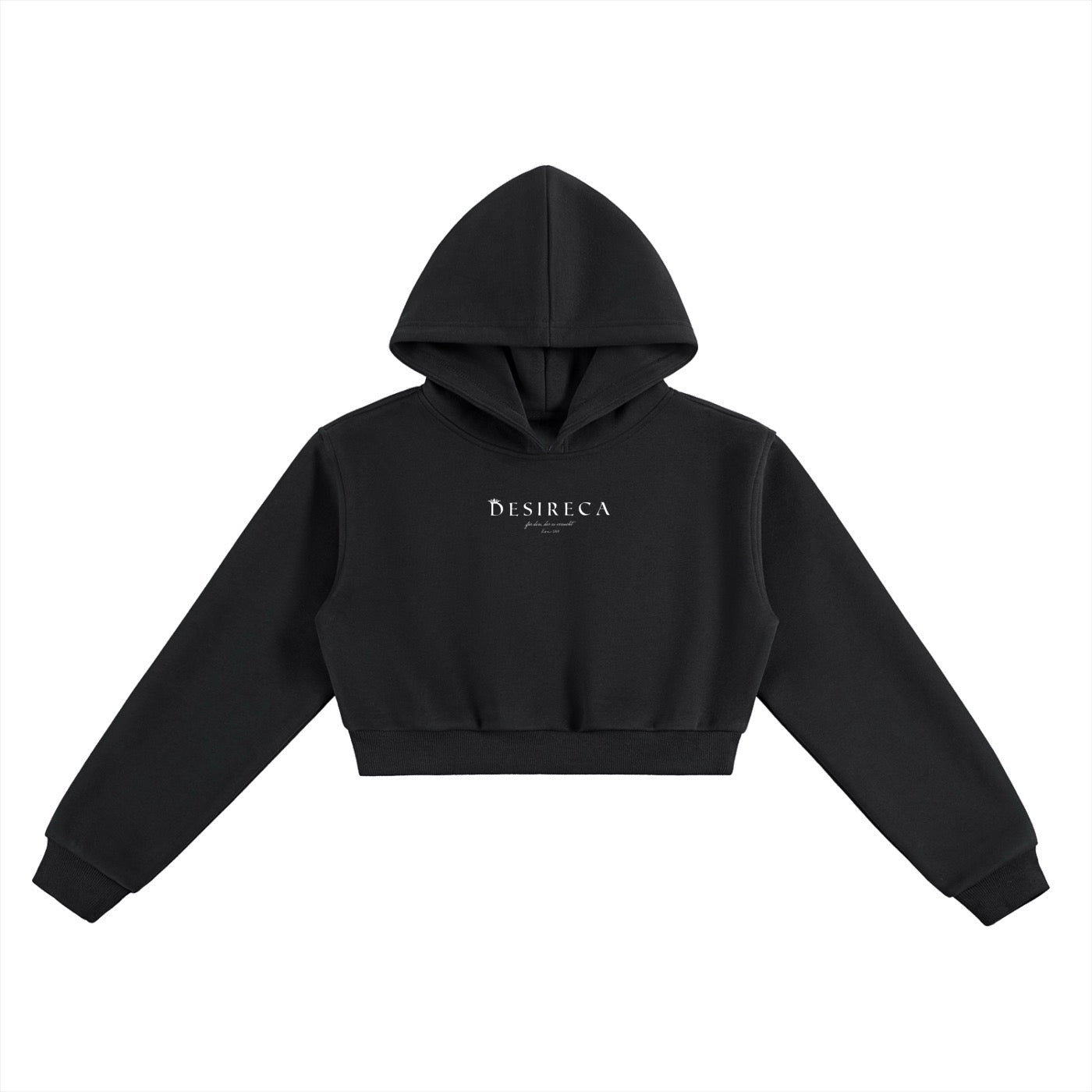DESIRECA - Essential Cropped Hoodie